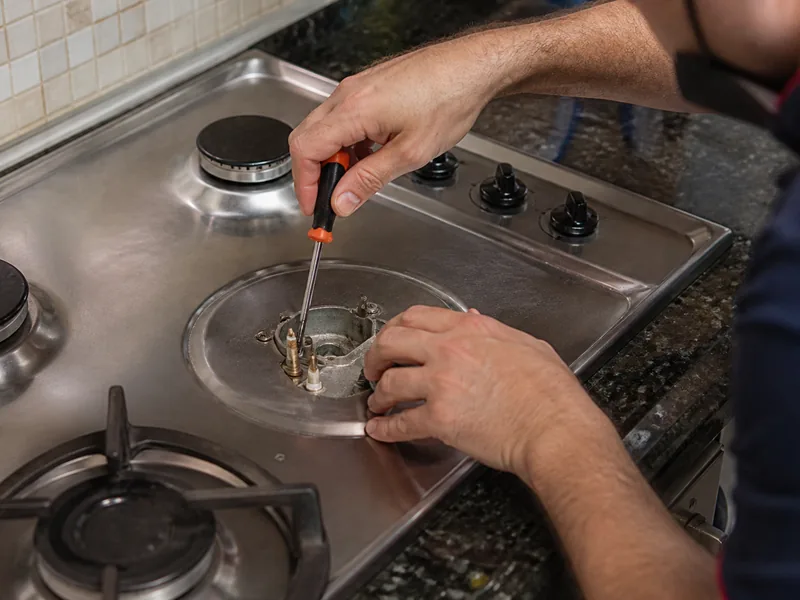 Gas stove cooktop repair in Dubai